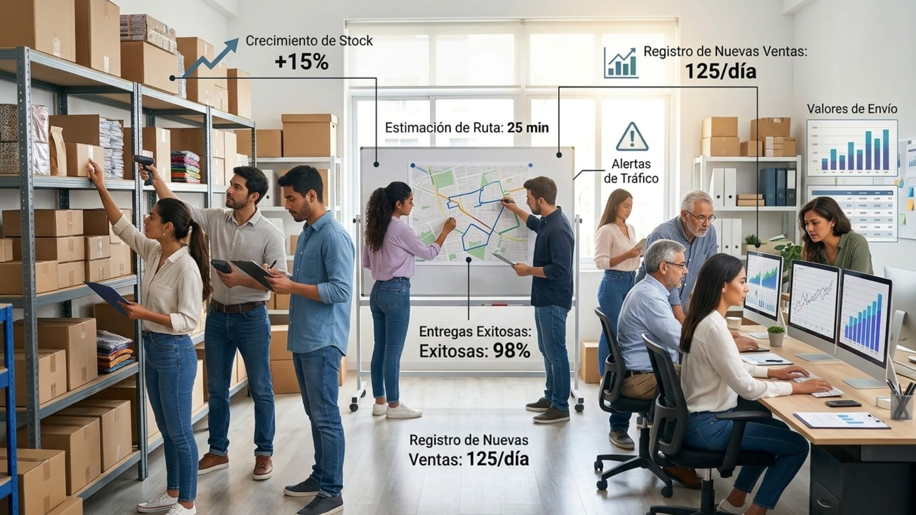 Inteligencia artificial en logística: cómo optimizar rutas y reducir costos fijos