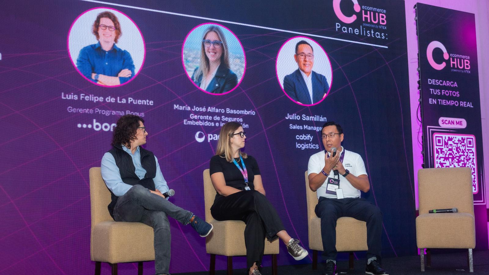 Oradores del panel “Marketing & IA” en el evento eCommerce HUB